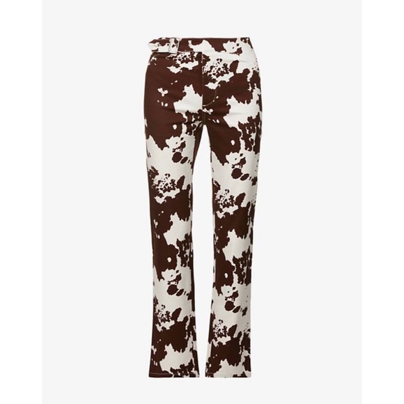MIAOU Cow Print Pants - Picture 2 of 2